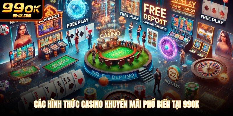 Các hình thức casino khuyến mãi phổ biến tại 99OK