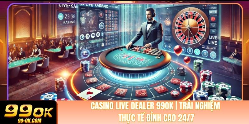 Casino Live Dealer 99OK | Trải Nghiệm Thực Tế Đỉnh Cao 24/7
