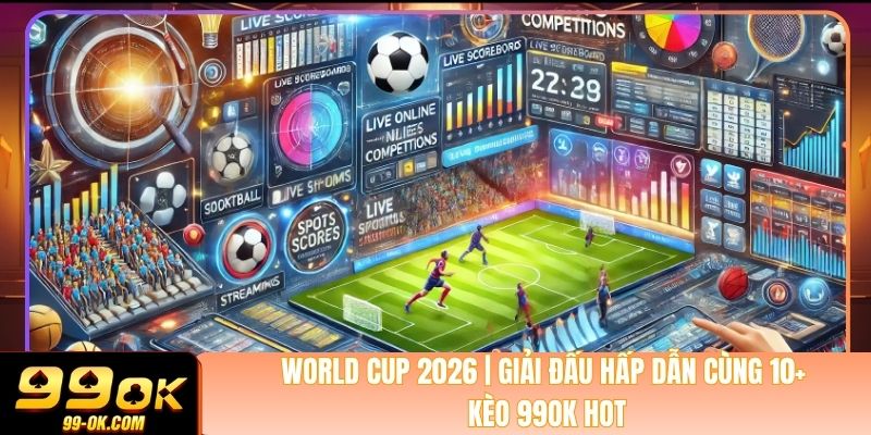 World Cup 2026 | Giải Đấu Hấp Dẫn Cùng 10+ Kèo 99OK Hot